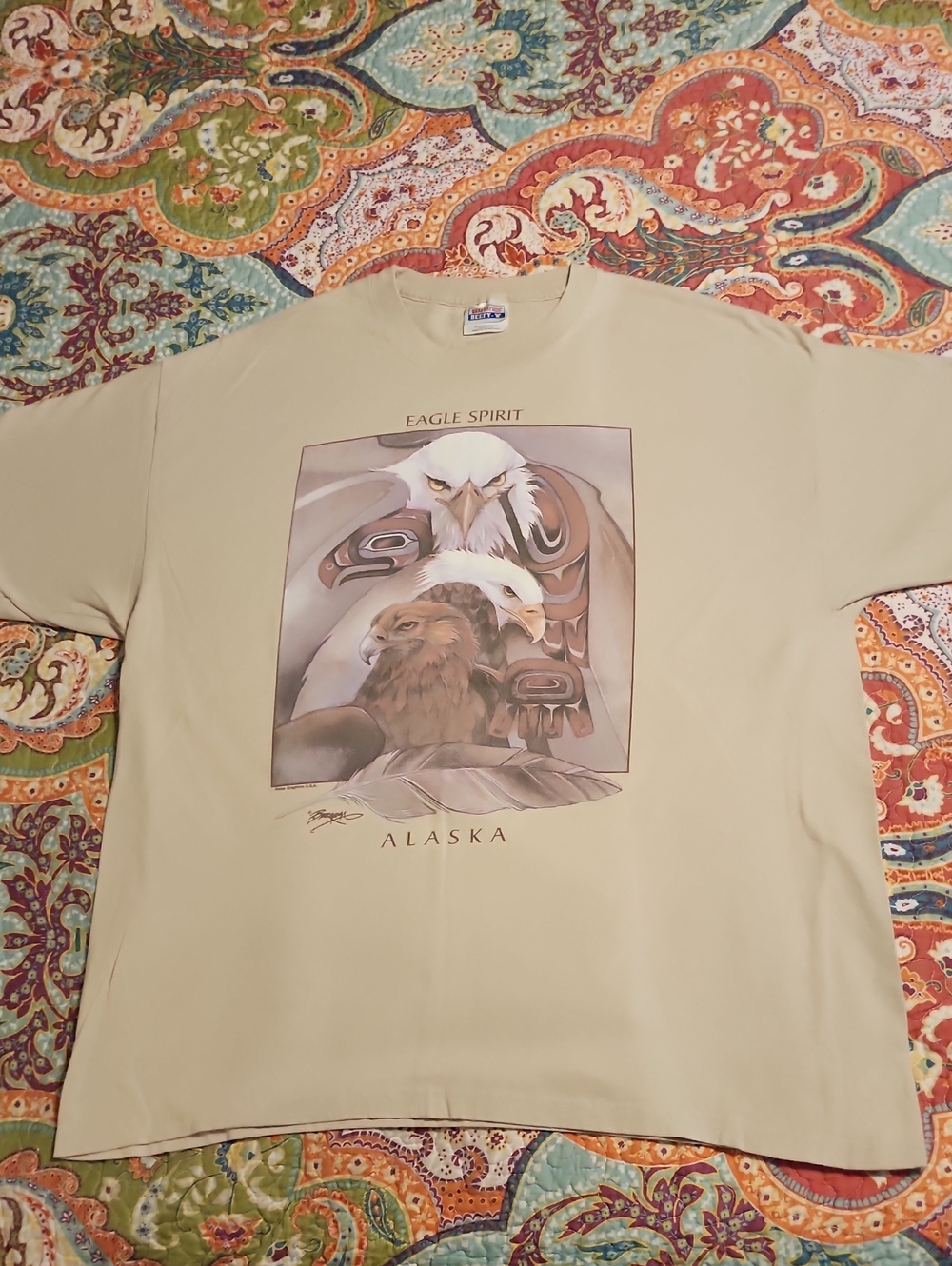 Vintage Polar Graphic Alaska Tshirt Size XL
